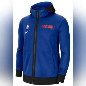 Nike Detroit Pistons Mens Large Hoodie NBA CN4024 495 Therma Flex Hoody Jacket